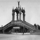 Bridge at the industrial exhibition in Dusseldorf 1880